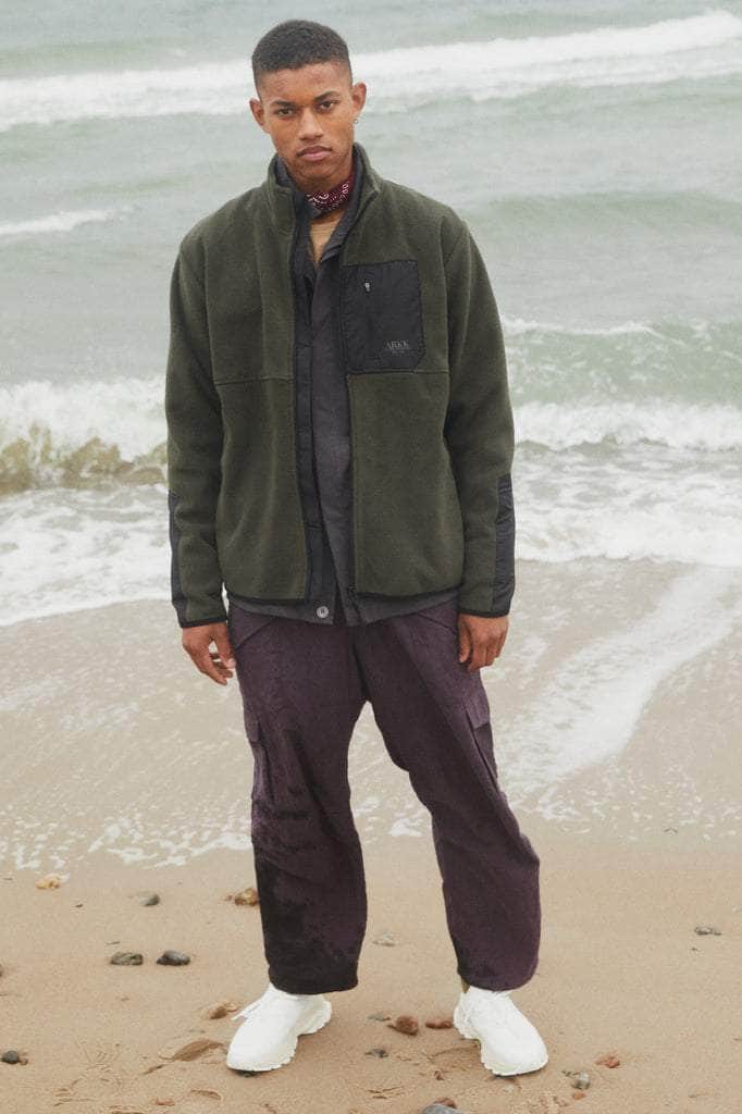 ARKK Apparel ARKK Essential Fleece Jacket | Dark Army Black Fleece Jacket